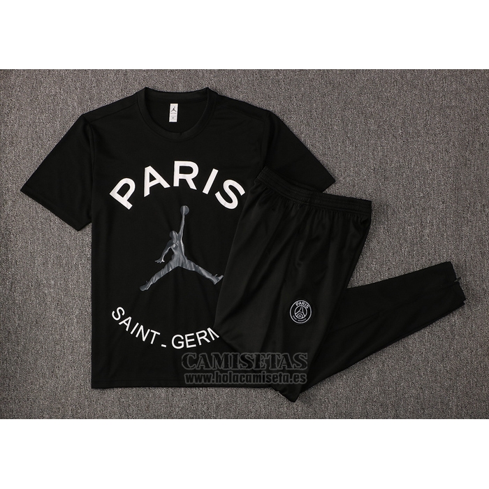 Chandal del Paris Saint-Germain Manga Corta 202021-2022 Negro